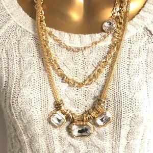 Boho 3 set Gold Chain Statement Necklace